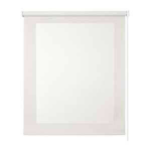 Estor screen, estor enrollable con tejido técnico blanco, 100 x 180cm