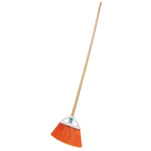 Escoba de plástico tipo abanico - 21 cm