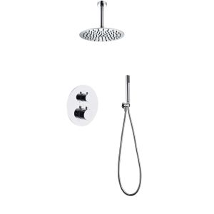 Conjunto ducha termostatico empotrado tívoli
