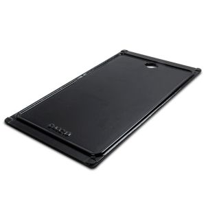 Plancha de hierro fundido esmaltado para barbacoa de 4 quemadores