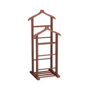 Perchero de madera "beta" - 33 x 46 x 120 cm - marrón