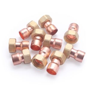 10 conexiones rectas con tuerca cautiva de 1/2 ' - 16 mm