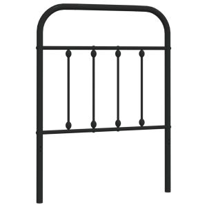 vidaXL cabecero de metal negro 75 cm