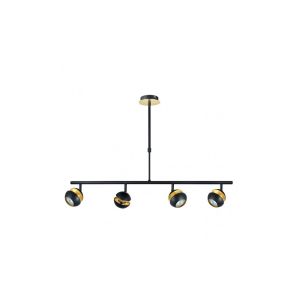 Beethoven chandelier 4xgu10 black