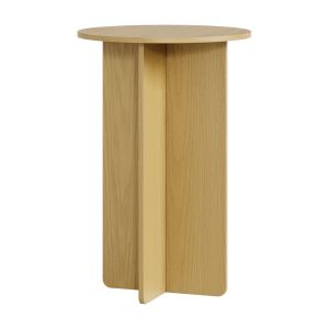 Mesa auxiliar vappevn 60x40 cm - efecto roble [en.casa]
