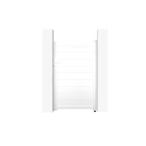 Puerta de jardin alumino"eiger" blanco - 1m x 160cm