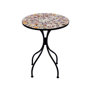 Mesa de balcón casario 60 cm 60 cm negro