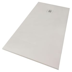 Plato de ducha nola 3 - puede cortarse - 70x160x3cm - resina - blanco