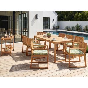 Conjunto de comedor verde claro sassari ii