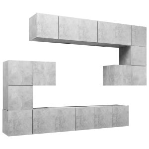 Conjunto de muebles de 10 piezas que incluye armario