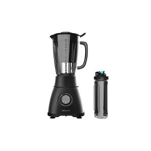 Cecotec batidora de vaso power black titanium 2500max go. 2500w máxima