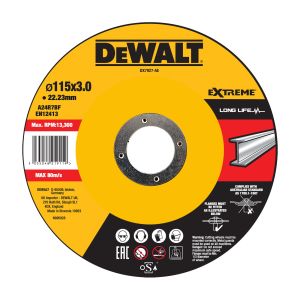 Dewalt dx7927-ae - disco de corte concavo para metal 115 x 3 x 22.23mm