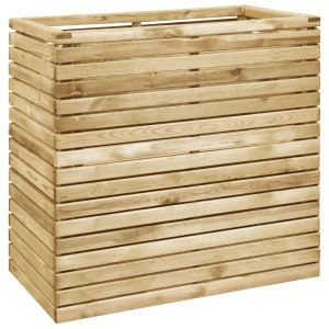 Arriate de madera de pino impregnada 100x50x100 cm