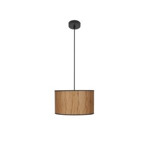 CoLGante papiro 1xE27 pergamino/negro regx30x30 cm