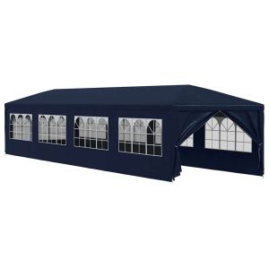 vidaXL marquesina de jardín 3x12 m azul