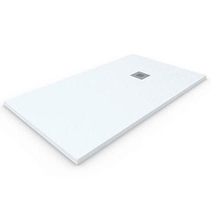 Plato de ducha resina extraplano. Blanco ral: 9003 75x160cm