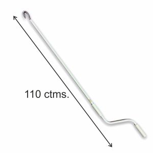 Manivela para Toldos Teletoldo  – Color Blanco – 110 cm de Alta Resistencia