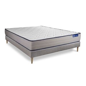 Pack colchón actimemo form 140x190cm + somier, espuma viscoelástica, 5 zona
