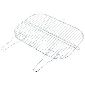 Rejilla simple de acero cromado - 52,5 x 39 cm