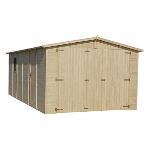 Garaje de madera - mikhail ii, 17 mm, 300x600 cm, 18m²