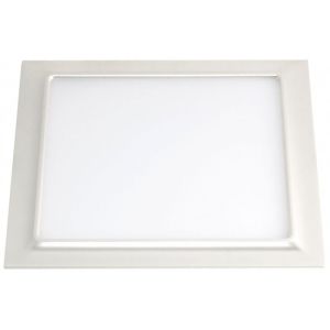 Fab 095171610 | downlight 16w 3000k ventura perla plat 1280lm  18x18