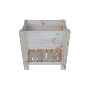 Mesa de cultivo de madera 79x56x80cm 95l el sotillo natural-madelea