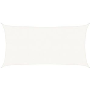 Toldo de vela blanco hdpe 160 g/m² 2,5x5 m