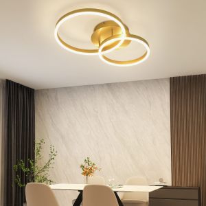 Nettlife plafon  de techo LED dorado  40x30