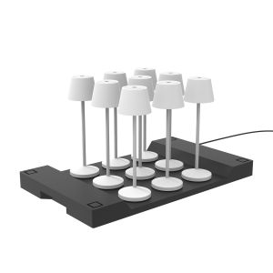 Juego de 9 lámparas de mesa con base h25cm emily