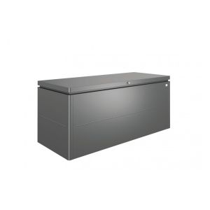 BAUL ARCON METALICO LOUNGEBOX 200 BIOHORT JARDIN GRIS OSCURO