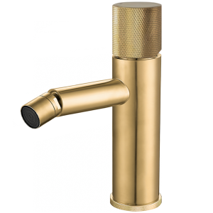 Valaz grifo de bidé monomando caño recto maneta luxury oro mate