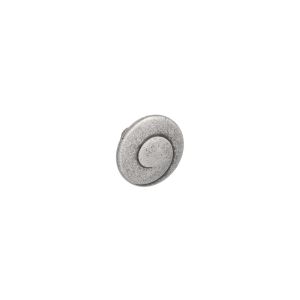 Pomo para muebles en zamac 30 mm de diam antiguo con efecto rayado