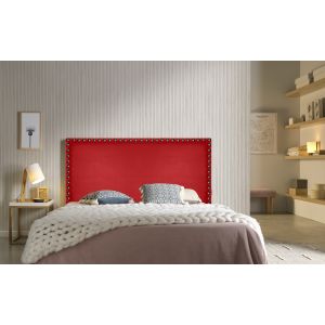 Cabecero lirio polipiel rojo 160