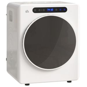 Secadora de evacuación 49x43x61 cm acero inoxidable, abs color blanco