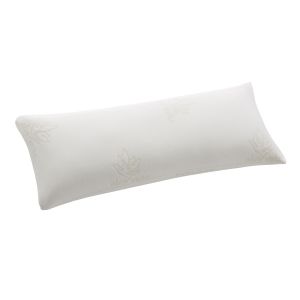 Almohada viscoelástica copos funda aloe vera 80cm donegal collections
