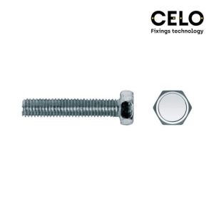Caja 75 unid. Tornillo metrica hexagonal din/ref 933 ø8x40mm zincado