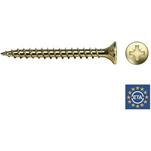 Vis - celo - zèle 9b3550vlox200 - filetage velox - bichromatado - cabeza fr