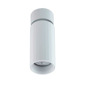 Aplique cilindro superficie orientable gu10 beam blanco(dlrxgu10-b)