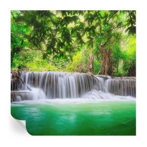 Murales autoadhesivos cascada del bosque 250x250 tulup
