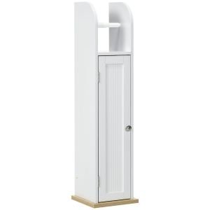 Armario de baño 20x20x80 cm color blanco kleankin, hogar - baño