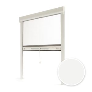 Mosquitera enrollable para ventana 80x100 cm - blanco