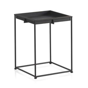 Mesa de centro de metal, 38x38x50cm