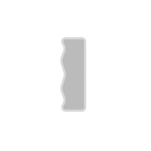 Espejo de madera <<asel>> - 50 x 160 cm - blanco