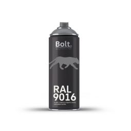 Spray bolt premium acrilico brillante ral 400 ml (ral 9016 blanco tráfico)