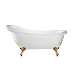 Bañera con patas richmond  171 cm patas águila doradas