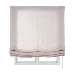Estor plegable sin varillas, estor paqueto traslúcido  beige, 180 x 175cm