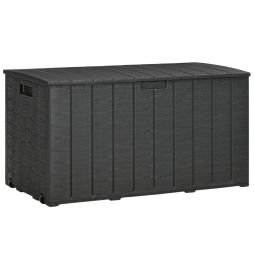 Baúl de almacenamiento 122.4x62x64.5 cm pe Outsunny