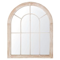 Espejo de pared embry 69 cm 88 cm metal beige