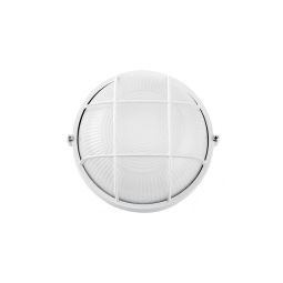 Aplique de exterior - fab 148161101 - aluminio blanco - cristal - ip44