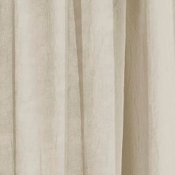 Cortina fruncida visillo beige semitransparente 140x280cm veskara